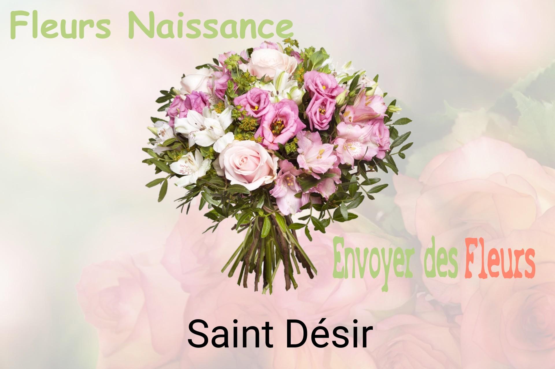 Bouquet de fleurs de naissance livré à Saint-Désir